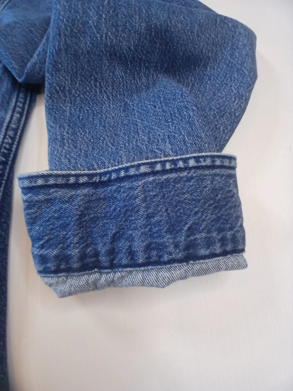 Levi's Men's Blue Denim Button-Up Shirt